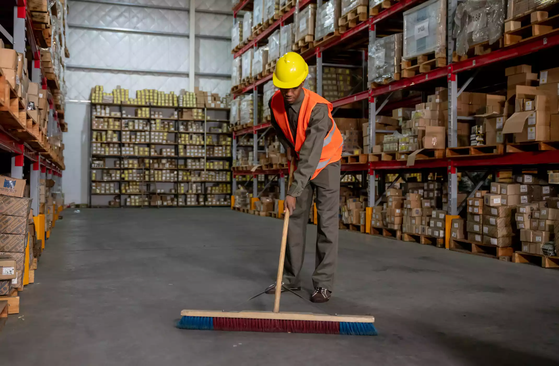 Warehouse Cleaning by Benchmark Cleaning