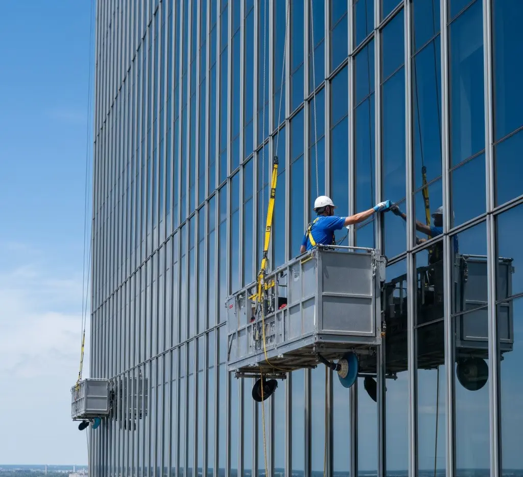 Hire High level window cleaning