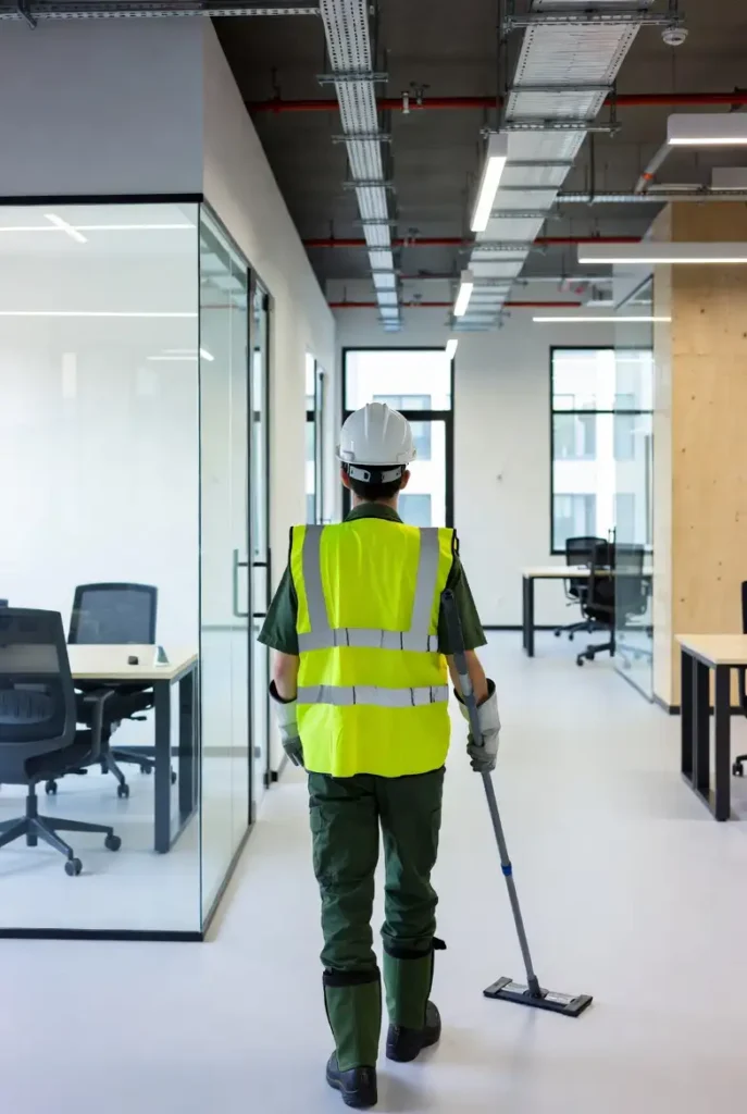 after builders cleaning in London Cleaners with cscs cards