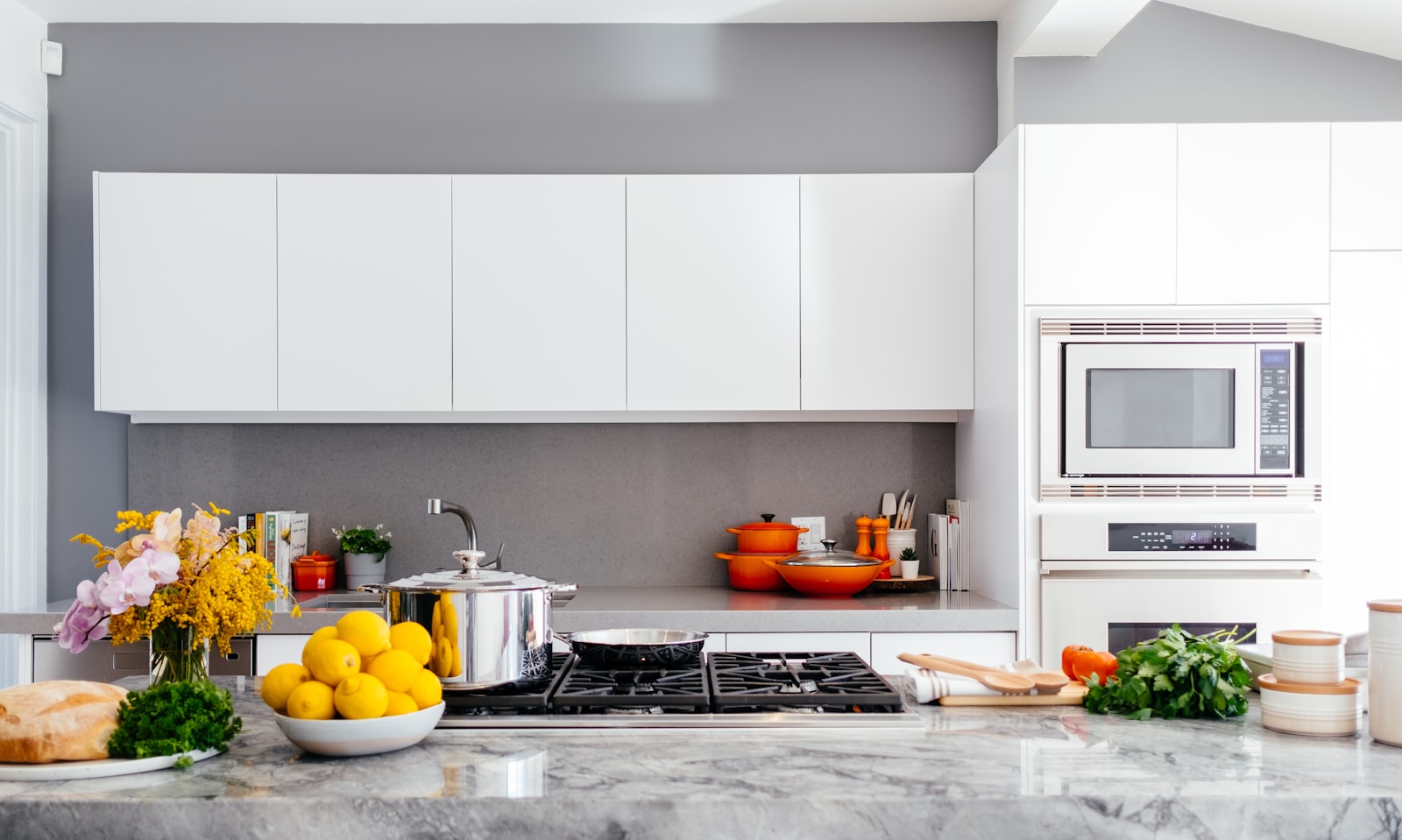 Clean shared office kitchen ready for daily workplace use